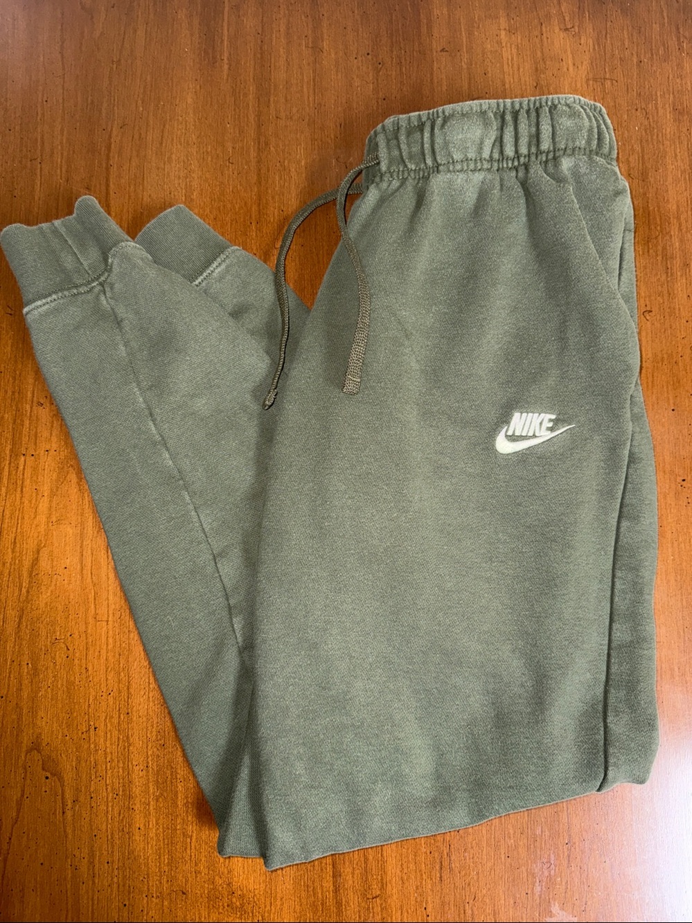 Nike Olive Green Track Joggers